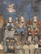 Ambrogio Lorenzetti The Virtues of Good Government (mk39) oil painting artist